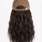 Women's Baseball Cap Wig with Long Wavy Hair