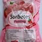 Sorbetes Pudding Jelly Strawberry-Mango Flavor Snack Dessert