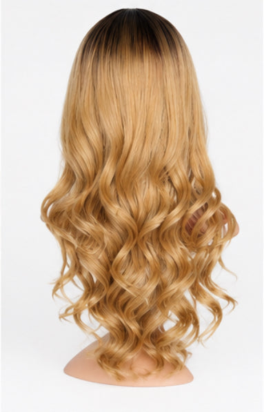 70cm Long Curly Costume Wig - Brown or Grey