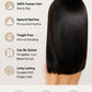40cm Synthetic Bob Wig with Bangs – Adjustable Fit