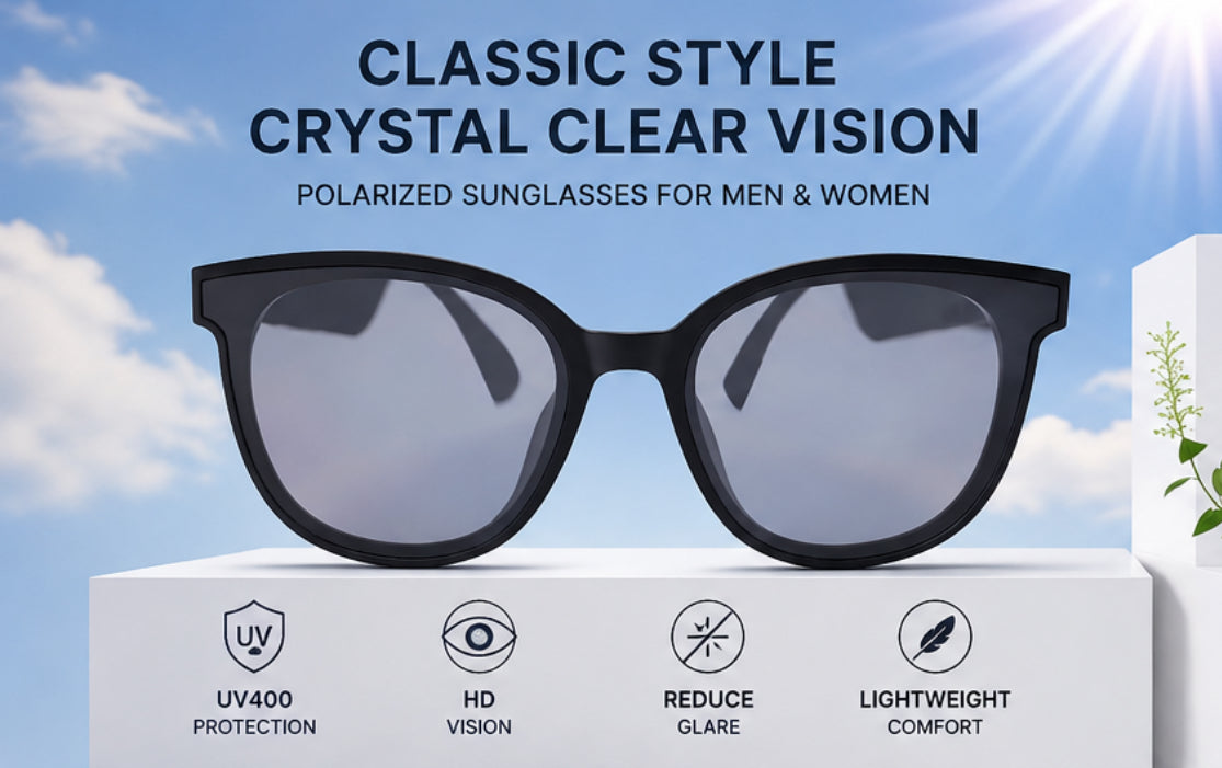 AI Bluetooth Smart Glasses with Camera & Open-Ear Audio