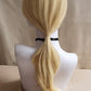 Long Wavy Platinum Blonde Wig with Bangs – Heat-Resistant Fiber